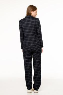 Жакет женский 4547зпа, клетка #406Ки044547зпа