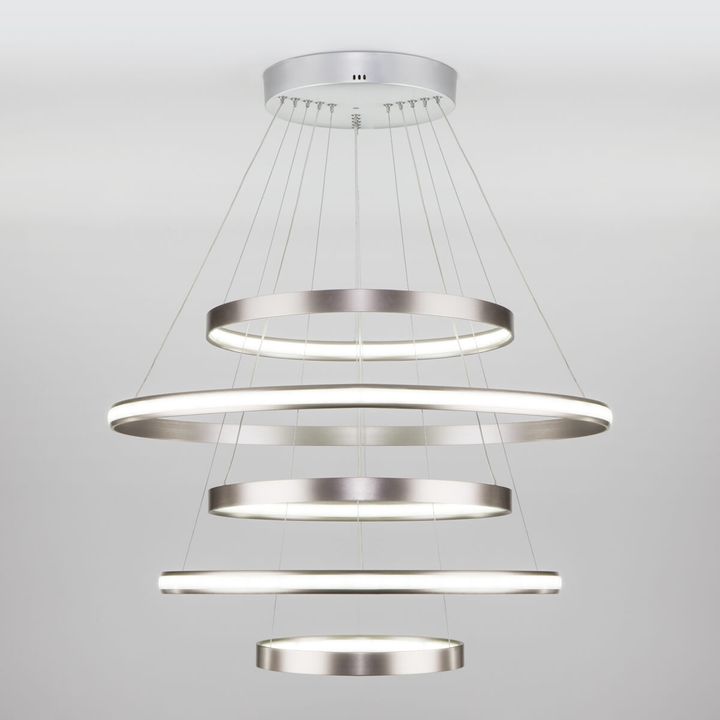 Подвесной светильник Eurosvet 90179/5 сатин-никель