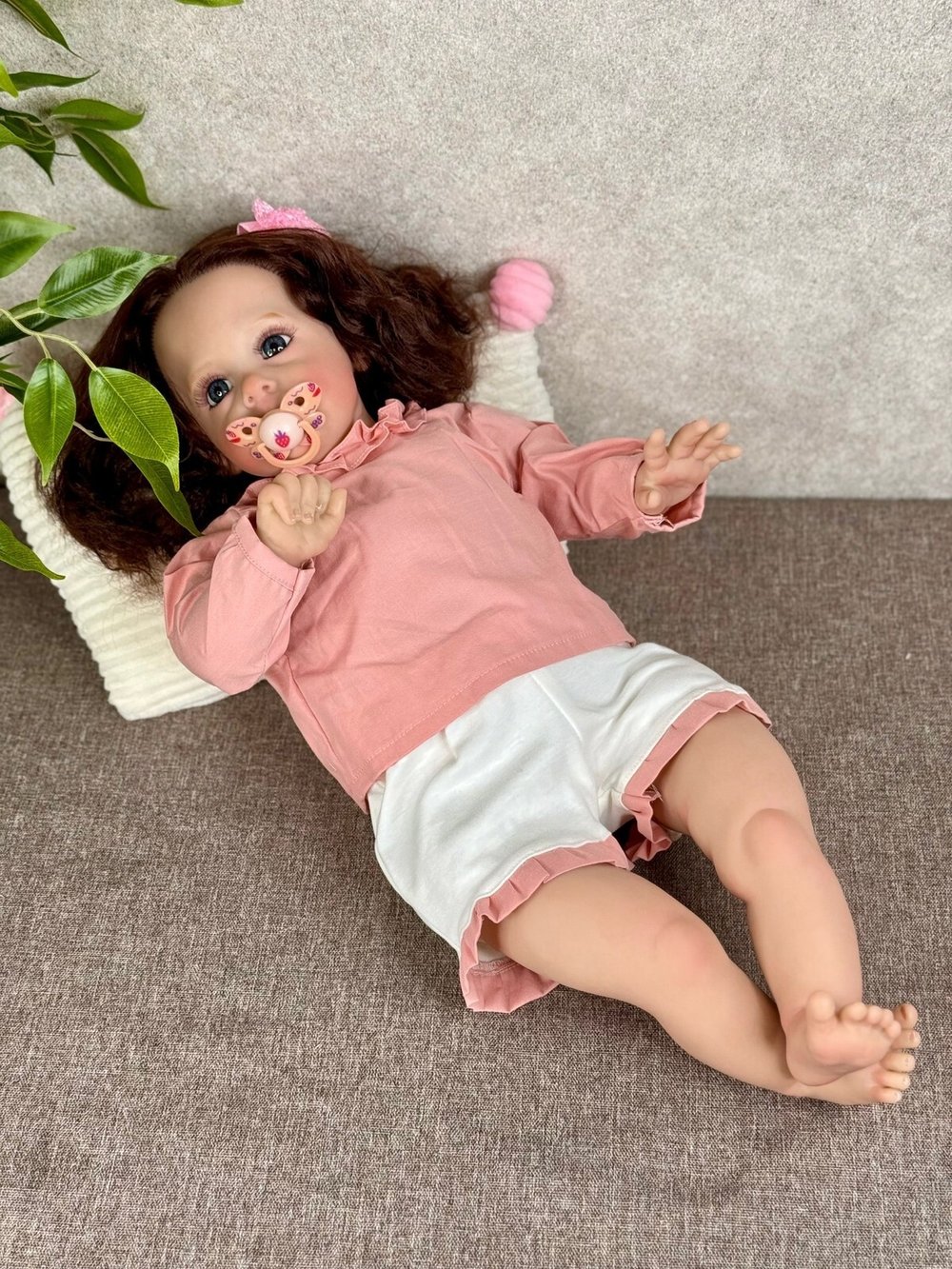 Кукла Реборн мягконабивная 60см (FA-527)