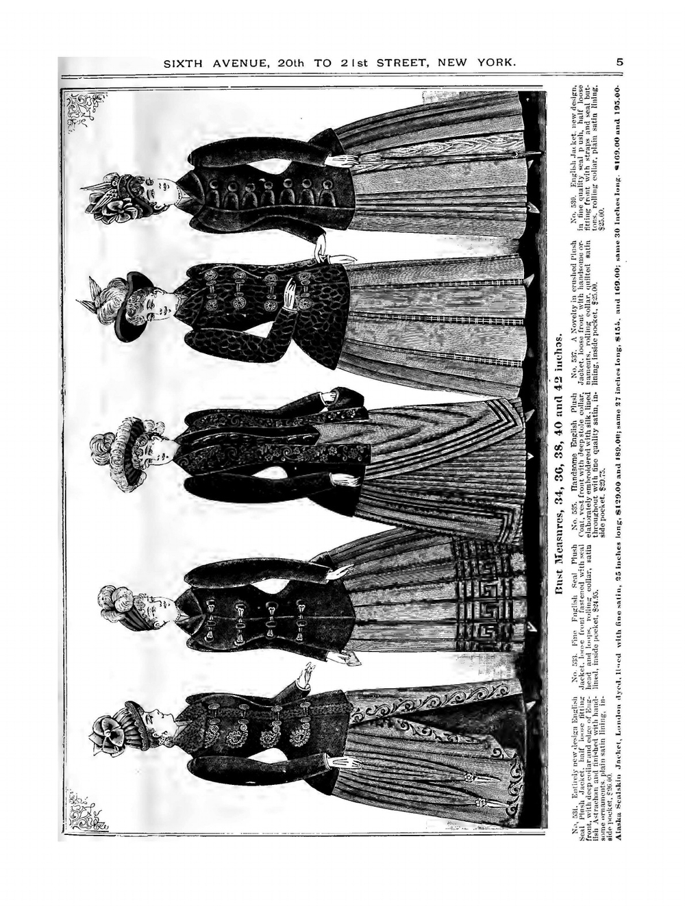 Fall and Winter, 1890-91 Fashion Catalogue | H. O'Neillmpany
