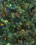 Елка с гирляндой 2в1 «Торжественная» (Литая хвоя) 270 см / 2,7 м