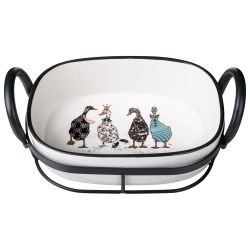 ФОРМА НА МЕТАЛ.ПОДСТАВКЕ LEFARD "FAMILY FARM" 25*15,5*9 CM 1000 МЛ