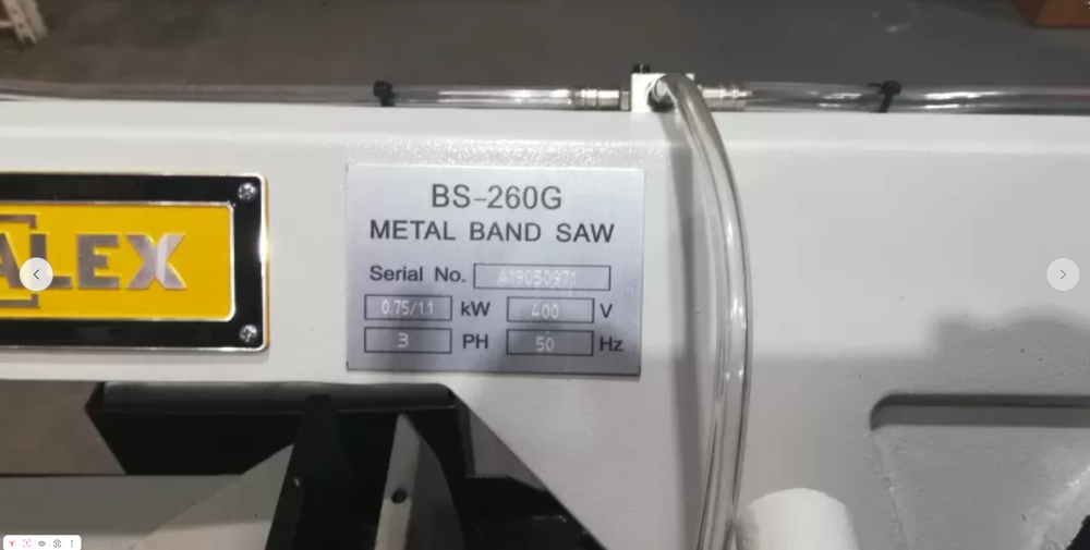 Ленточнопильный станок с гидроразгрузкой Stalex BS-260G