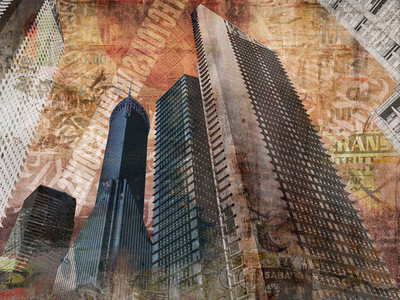 Дизайнерские обои Wall Street GRUNGE