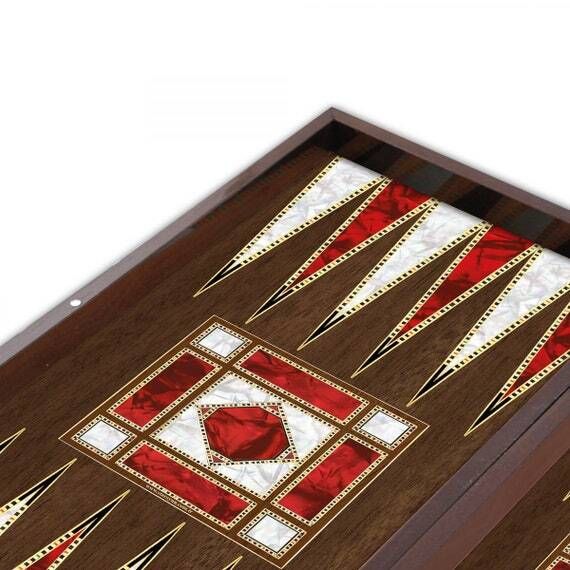 STAR POLYESTER BACKGAMMON PEARL -BIG-