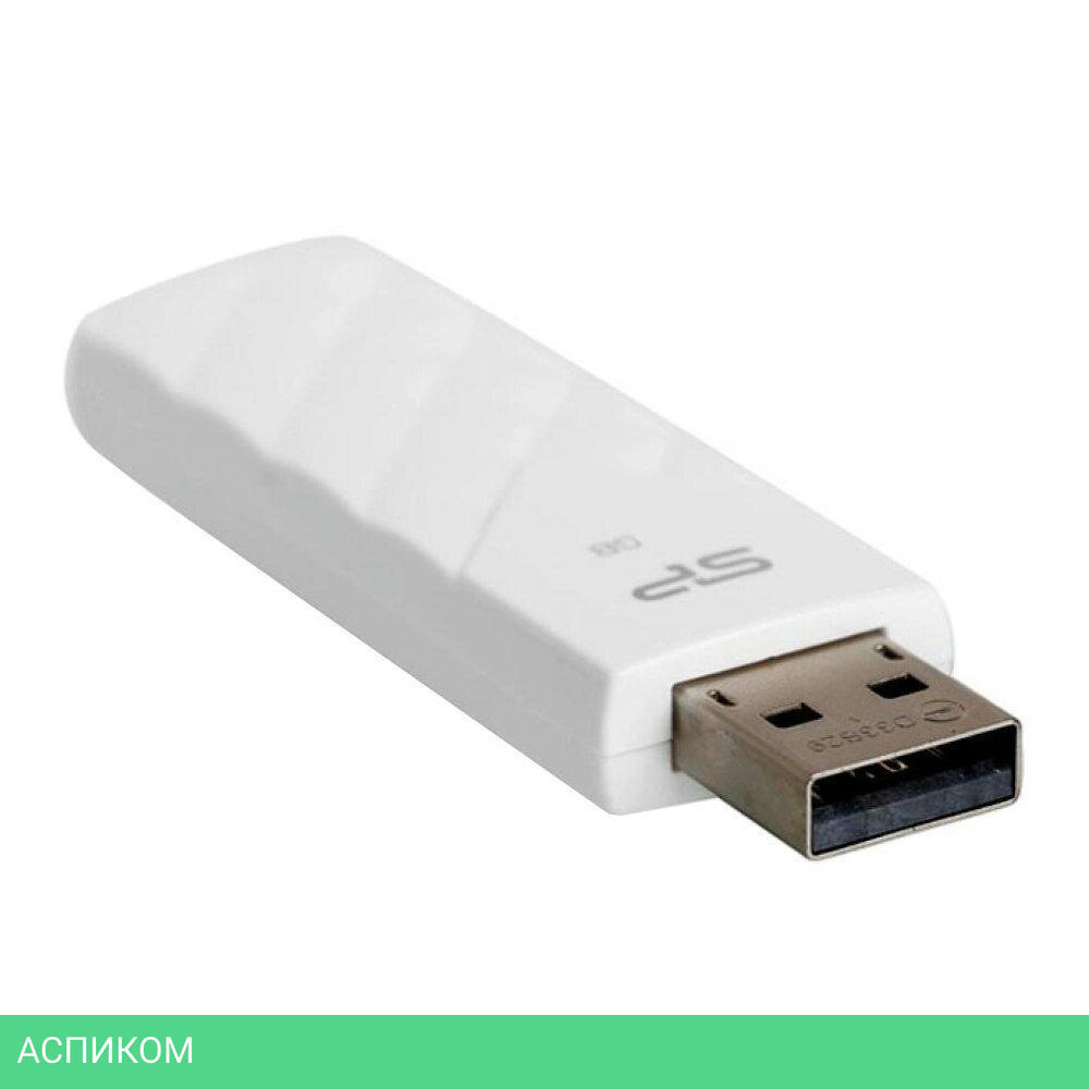 USB Flash-накопитель Silicon-Power Ultima U03 64GB White (SP064GBUF2U03V1W)