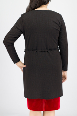 Кардиган 1427А, Коричн-чер #224КЧб131427А