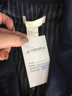 Жакет H&M трикотажный, маркировка 36, визуально на 42 размер