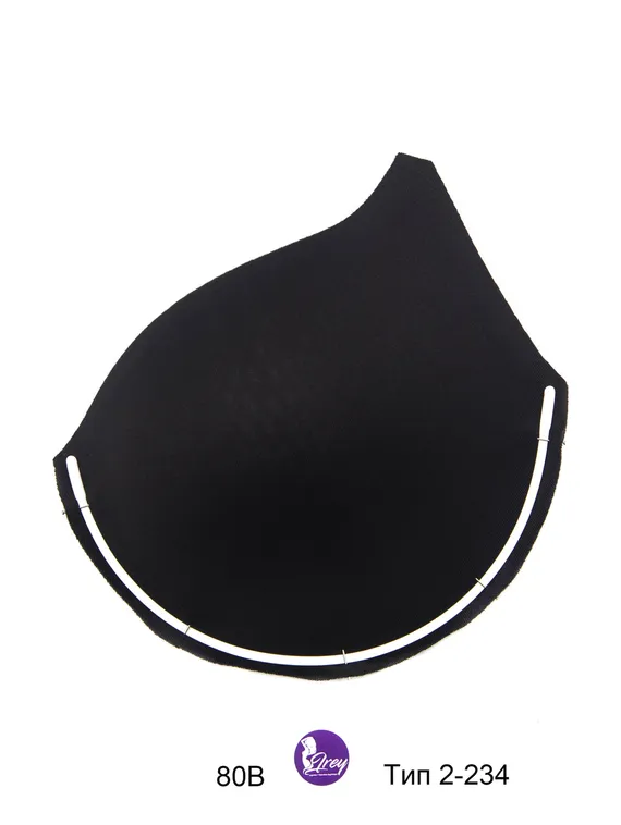 Чашки спейсер АМ-01, 80В-85А-75С-70D, серебристый пион 168