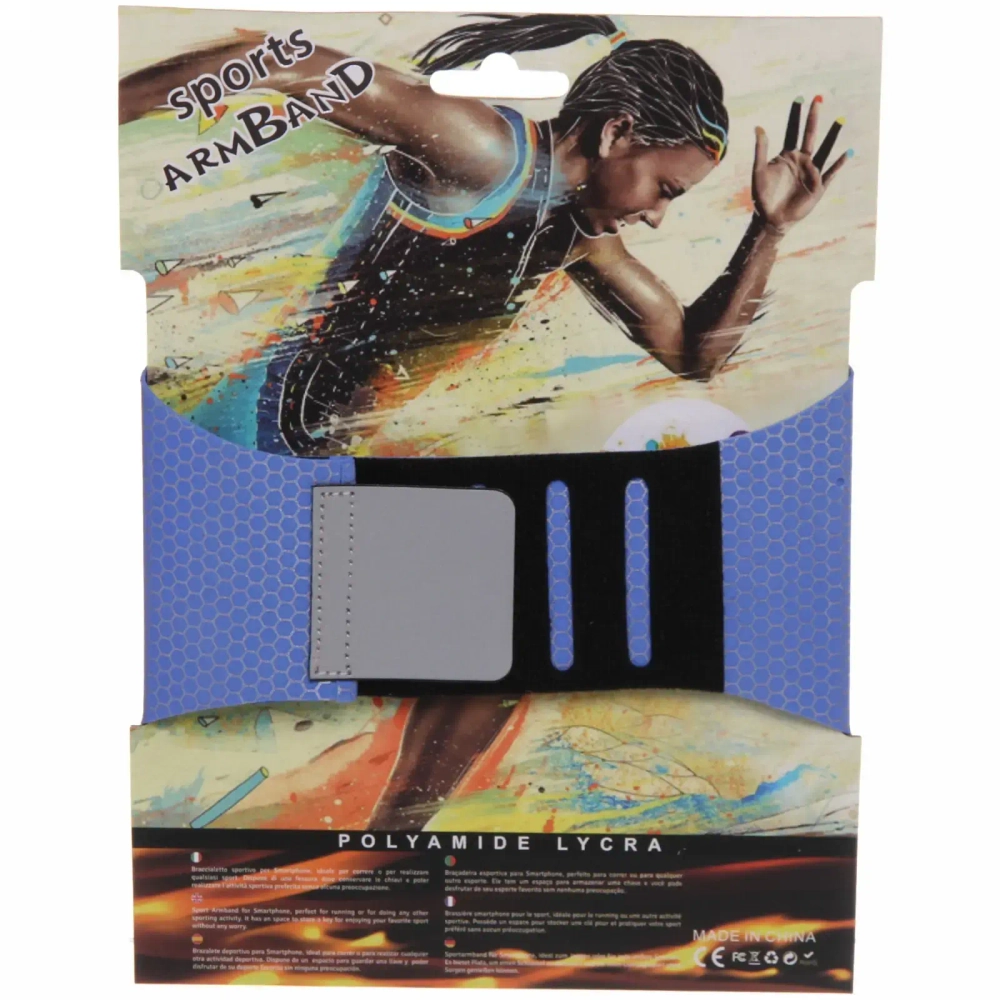 Чехол спортивный для телфона на руку «Power» (для телефона 6»), микс