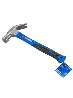 Молоток-гвоздодер с магнитным держателем гвоздя 680гр. Forsage F-T7024