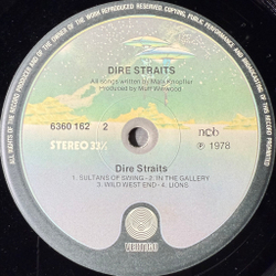 Виниловая пластинка Dire Straits - Dire Straits LP
