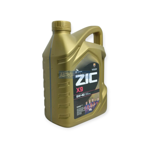 Масло моторное синтетическое ZIC X9 SAE 5w40 API SP 4л.