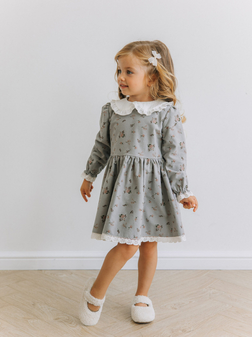 Платье "Фрезия", Серый