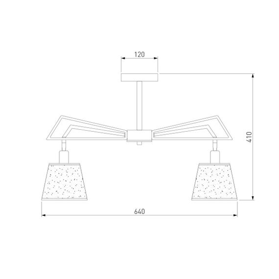Потолочная люстра Eurosvet 60082/5 хром