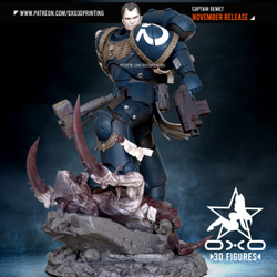 Капитан Ультрамаринов Титус Фигурка Captain of the Ultramarines Titus Warhammer 40,000: Space Marine