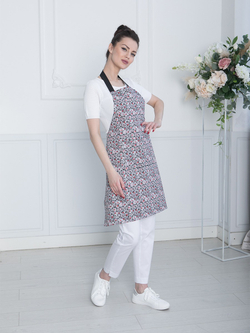 Поварской фартук Ф-208 в клеточку MediS.moda