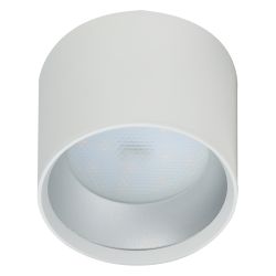 OL8 GX53 WH/SL Подсветка ЭРА Накладной под лампу Gx53, алюминий, цвет белый+серебро