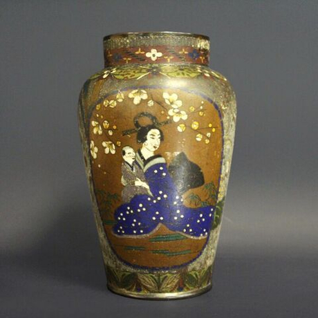 Винтаж: Антикварная ваза «Гейша»