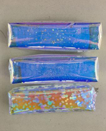 Пенал "Блестки", пвх, 19*6см, 4 вида микс