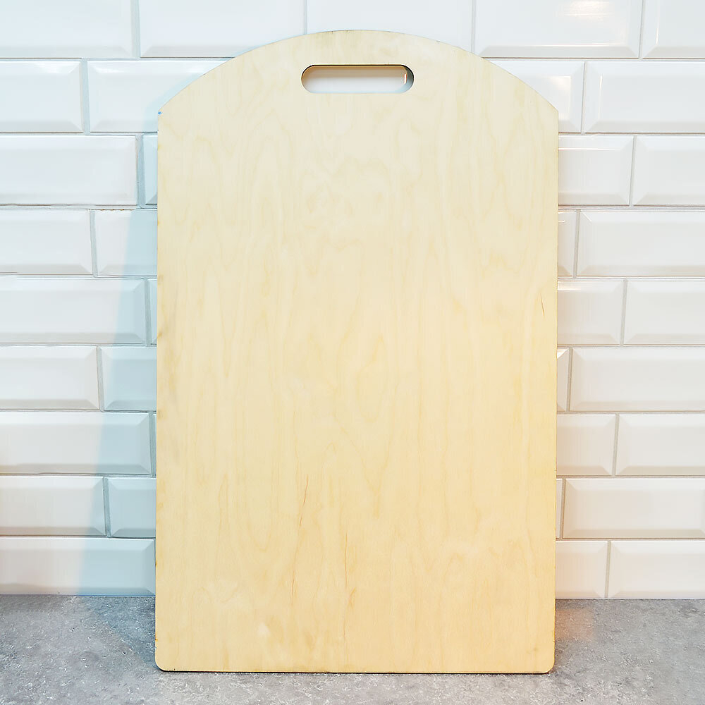 Доска для теста разделочная фанера 68*42*0,8см