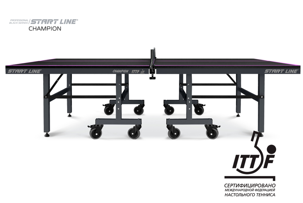 Стол теннисный Champion Black