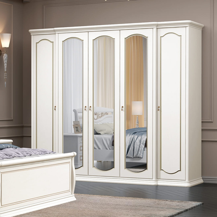 ЛУИДЖИ Шкаф для одежды 5-дв.