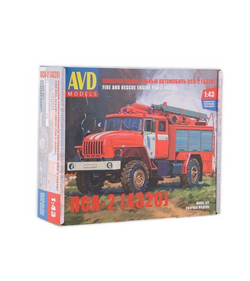 Сборная модель AVD Пожарно-спасательный автомобиль ПСА-2 (4320), 1/43