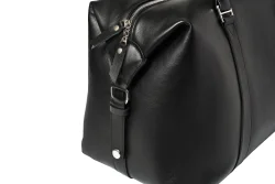 Дорожная сумка из натуральной кожи "Atlas Black"