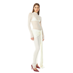 Комплект: платье, лиф, юбка со шлейфом из бифлекса