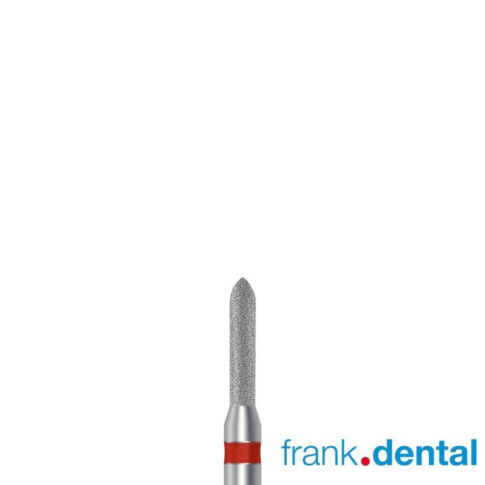 Бор алмазный красный Frank Dental типа FG - D.877.012.F.FGS