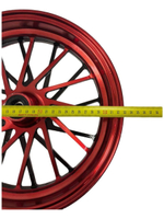 Колесо обод диск 16" красный тюнинг для электровелосипеда