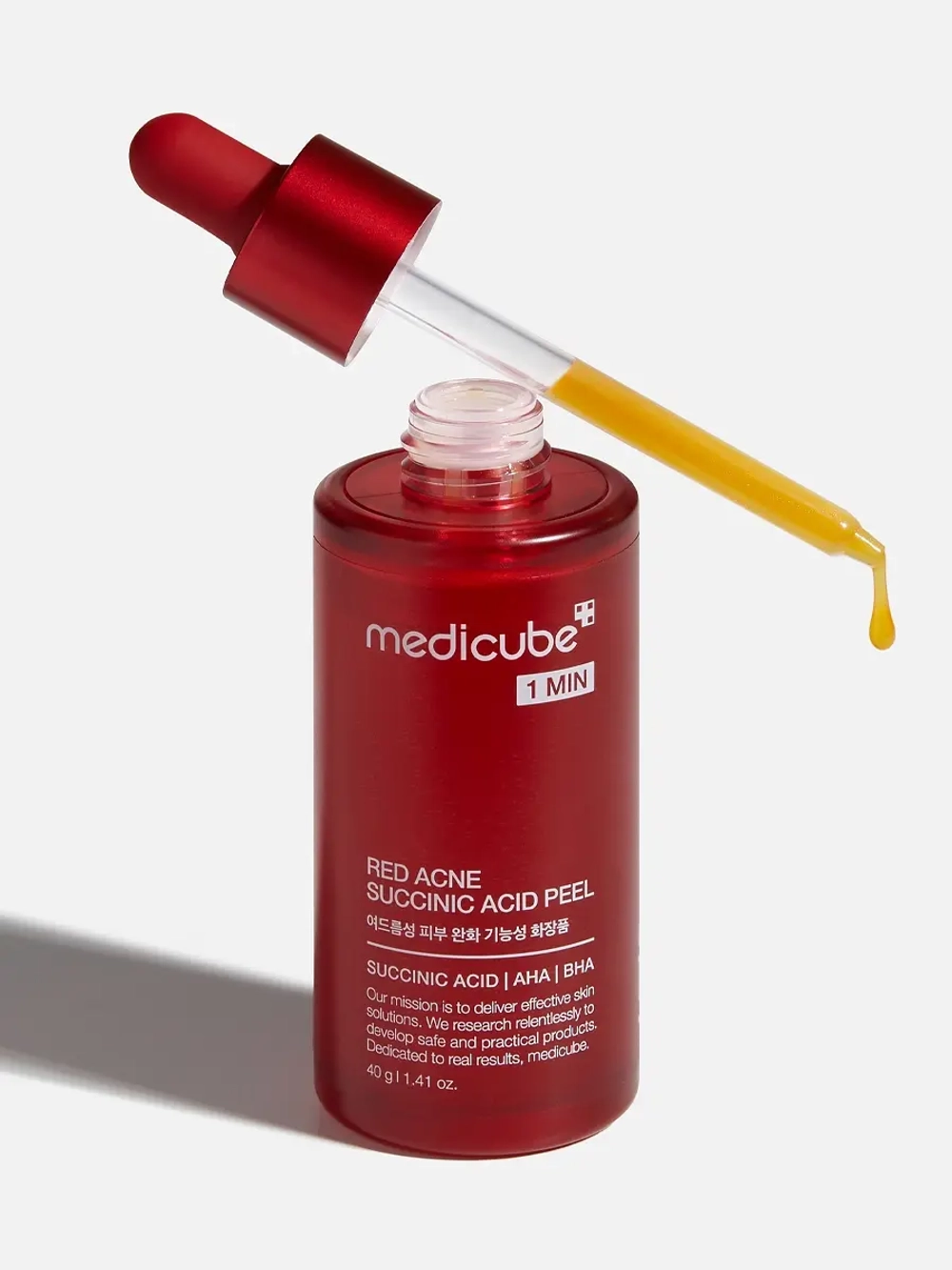 Medicube Сыворотка-пилинг с янтарной кислотой против акне и пигментации Red Acne Succinic Acid Peel 40 гр