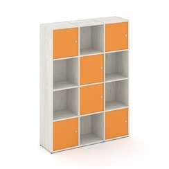 Locker plus Комплект №6 LK.K-006 Дуб Наварра/Оранжевый 1188*350*1593