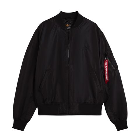 Бомбер Alpha Industries Logo L-2B Hunter Relaxed Black (Черный)