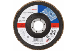 Круг шлифовальный лепестковый 125 мм Р 60 прямой BOSCH 2608603717