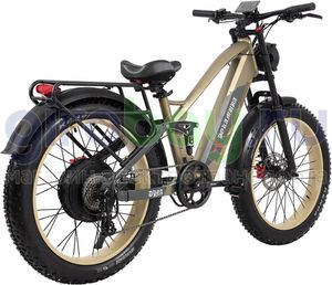 Электровелосипед Yokamura Dyna 2500W (52V/30Ah) - Military Khaki фото №5