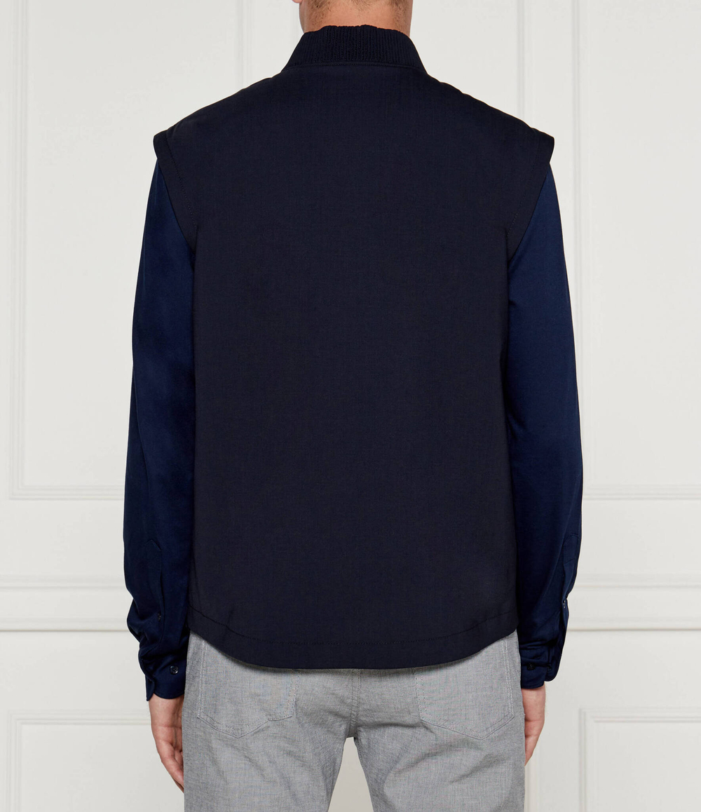 Хлопковая куртка 2в1 BOSS BLACK - темно-синий(50521572)