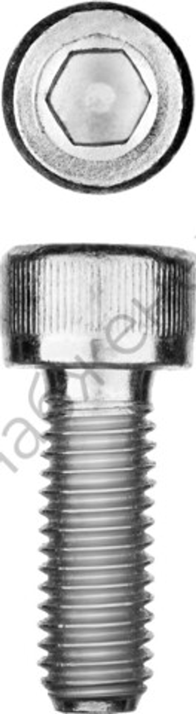 ЗУБР DIN 912 кл. пр. 8.8, М6 x 16 мм, винт свнутренним шестигранником, цинк, 5 кг, Профессионал (30318-06-016)