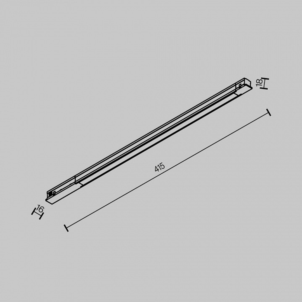Накладной светильник Maytoni Technical Basis TR231-2-10W4K-B
