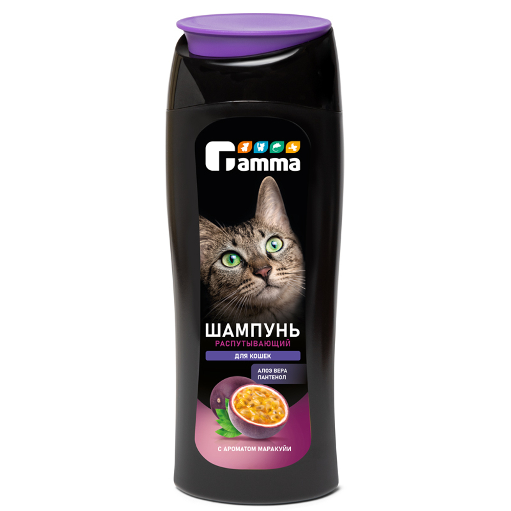 GAMMA Шампунь для кошек распутывающий 400мл