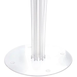 Подставка для шаров «Фонтан» (основа, 7 палочек с держателями) 71*38*54 см, прозрачный