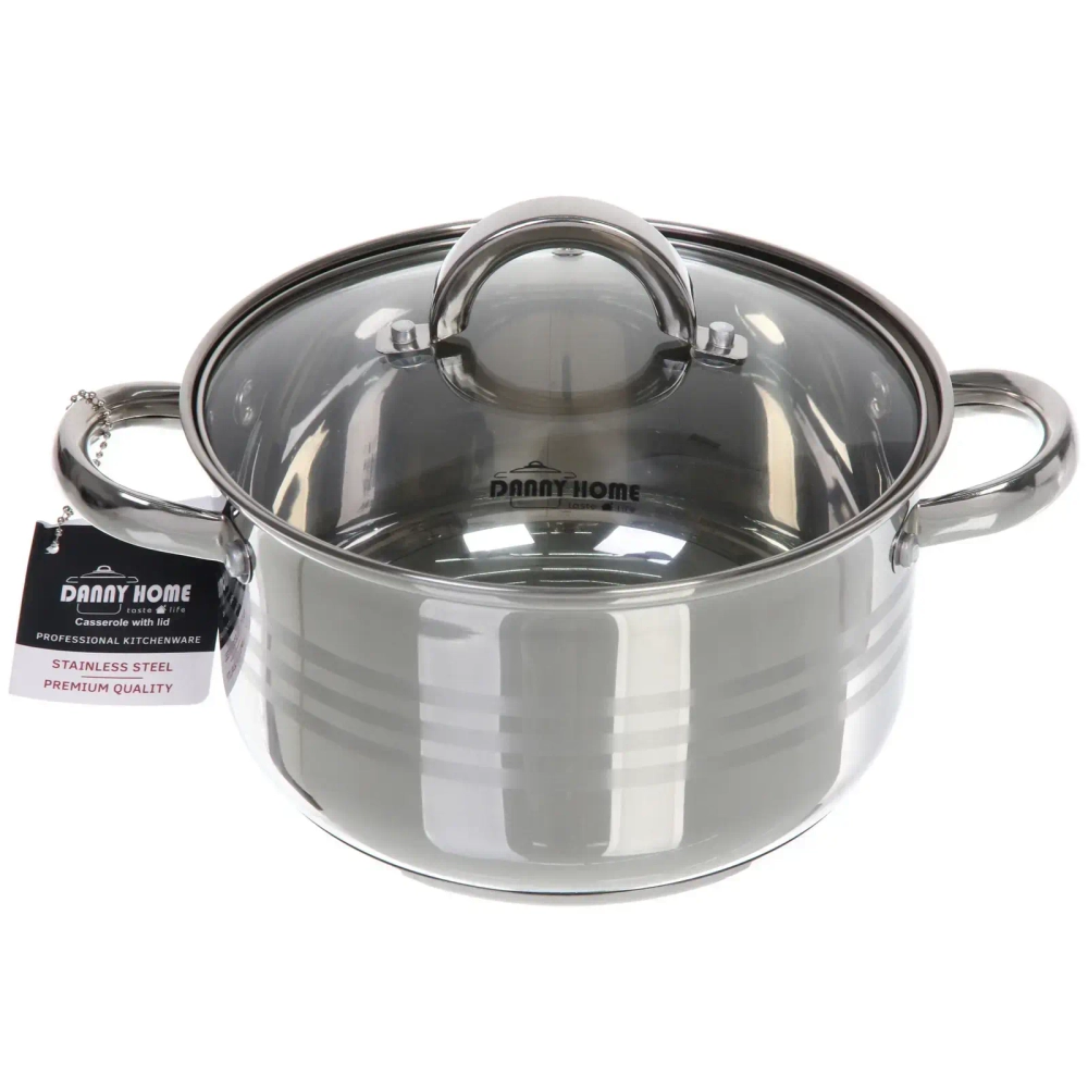 Кастрюля из нержавеющей стали MARIA 3,4л, индукция, DH10-20