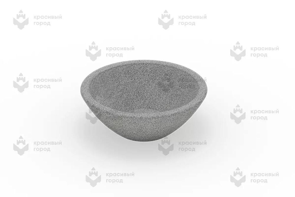 Вазон Чаша с мраморной крошкой