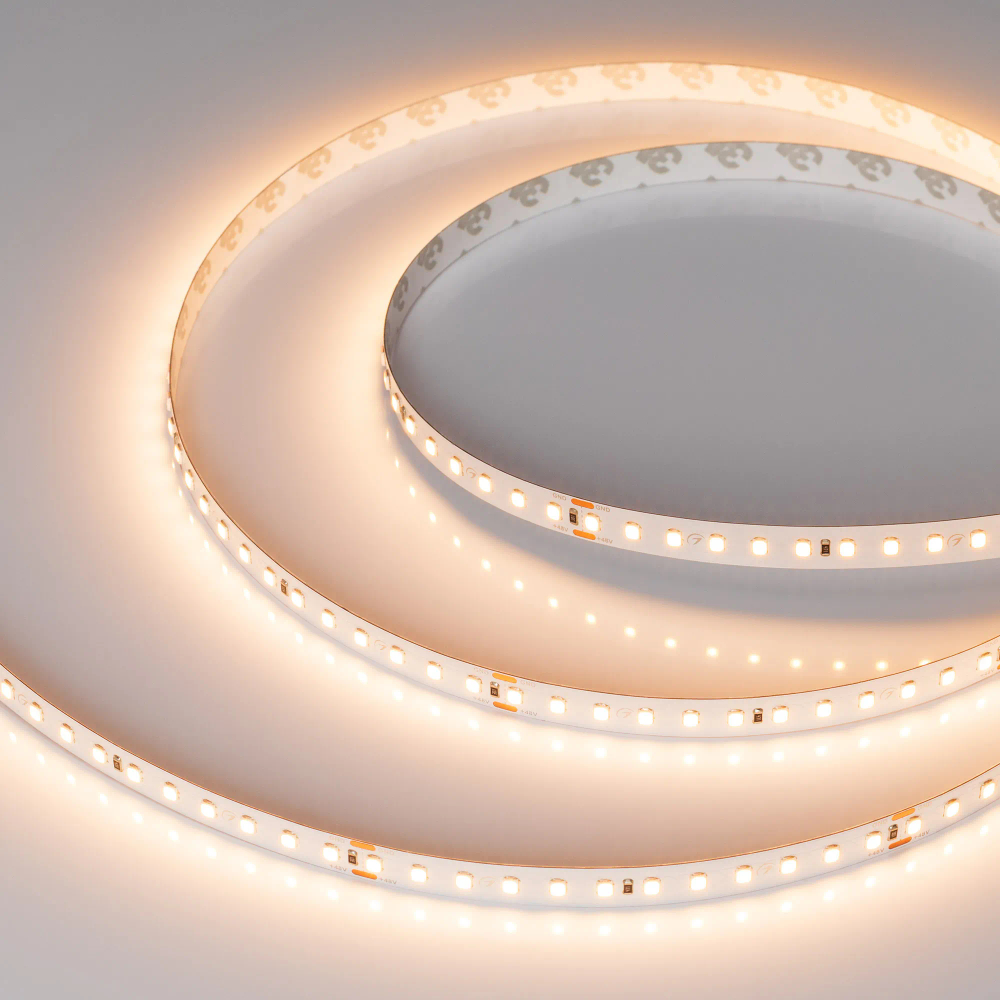 Светодиодная лента UL-A120-10mm 48V Warm2700 (10 W/m, IP20, 30m) (Arlight, Открытый) 053138