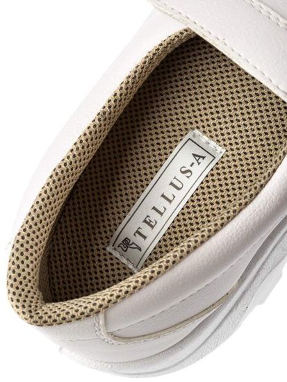 Полуботинки белые ПУ, МП