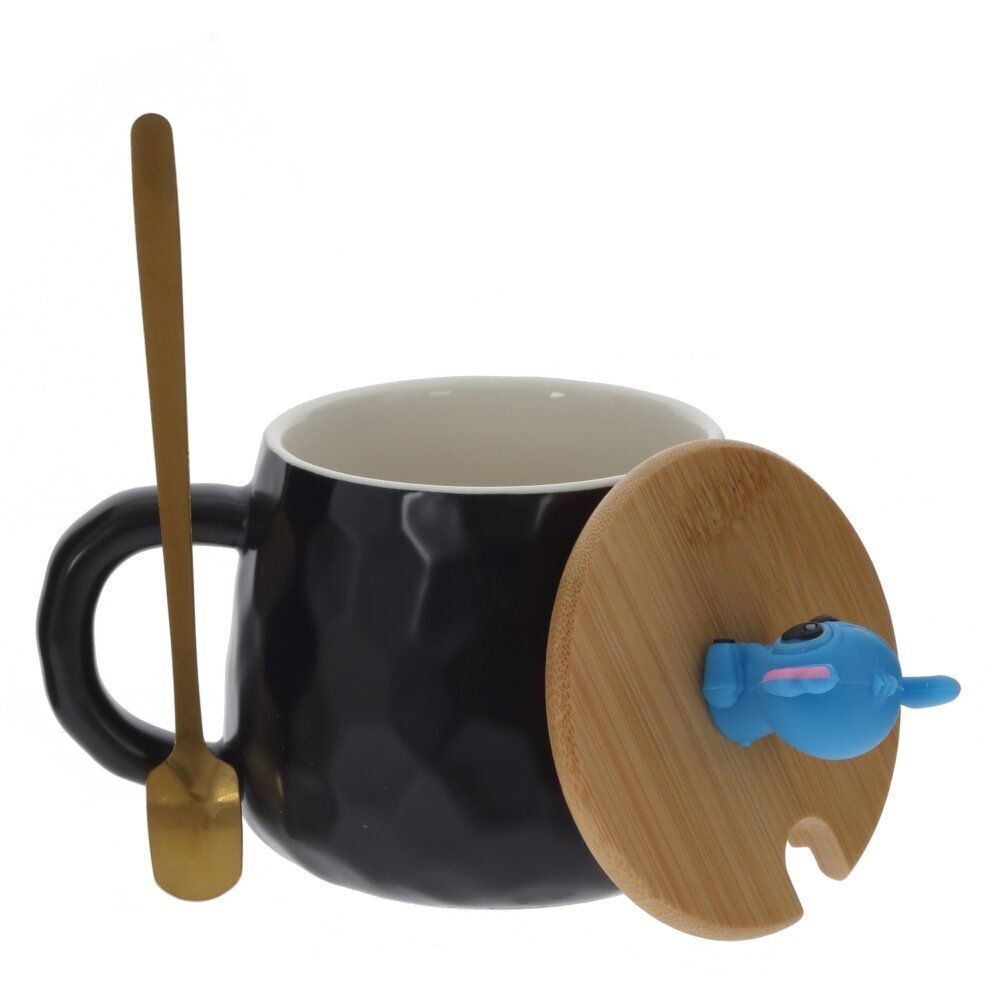 GAEM Кружка с крышкой и ложкой, 230 мл, L12 W9 H10,5 см