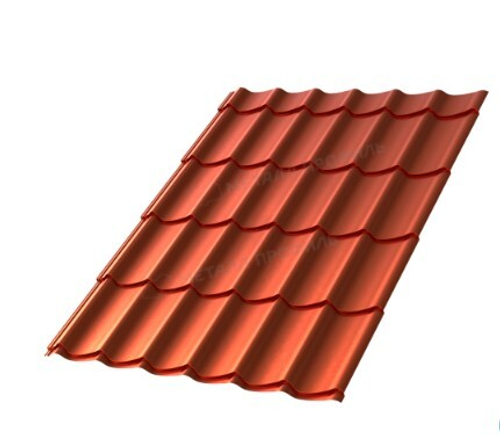 Металлочерепица Monterrey/Ламонтерра (AGNETA-03-Cooper\Cooper- 0.5) Цена за м²