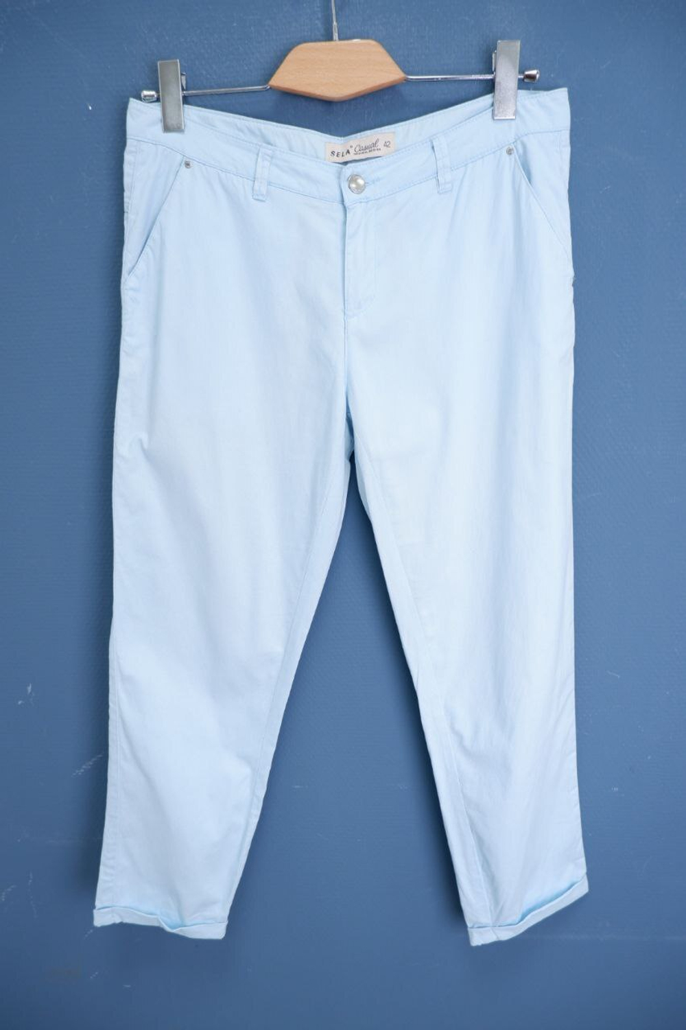 Брюки Sela из хлопка 42 размер