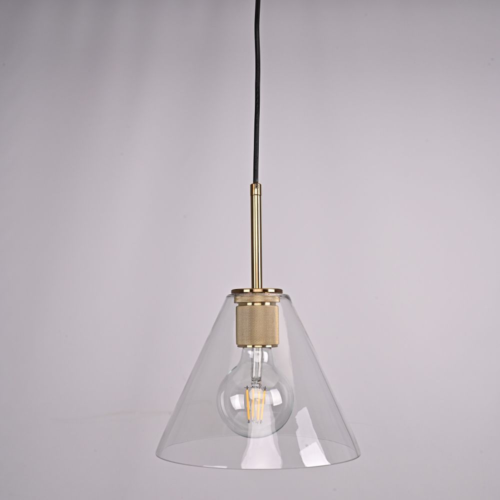 Подвесной светильник RH Utilitaire Funnel Pendant Brass